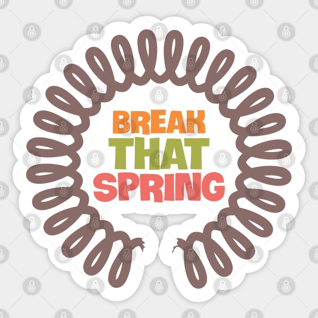 Spring break Sticker by TheBlackSheep